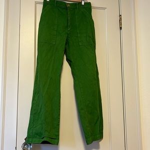 Big Bud Press Work Pants size medium, green.